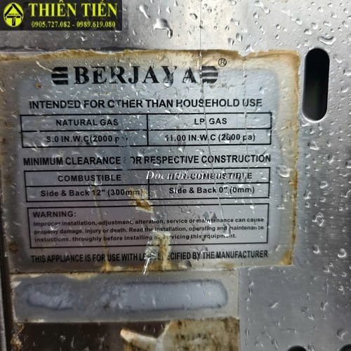 Bếp chiên phẳng Berjaya (5)