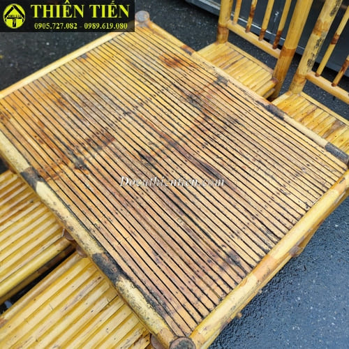 Bộ bàn tre 4 ghế (2)