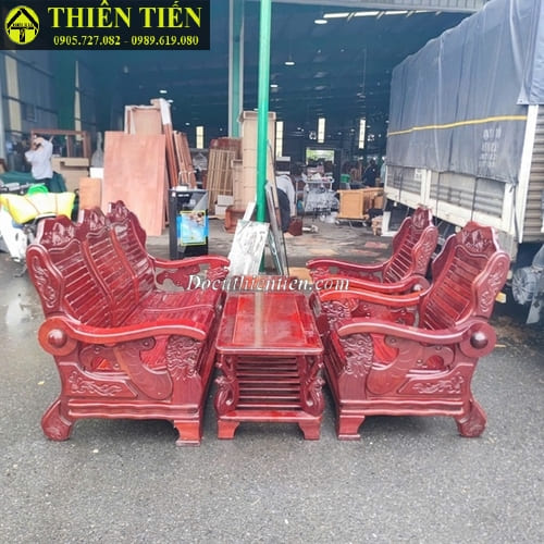 Bộ salon gỗ căm xe (1)
