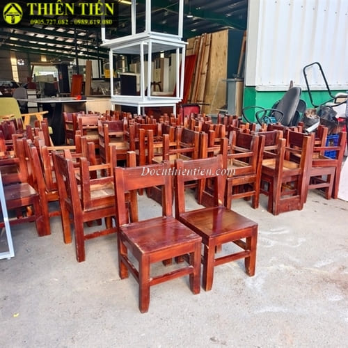 Ghế gỗ có tựa thấp (1)