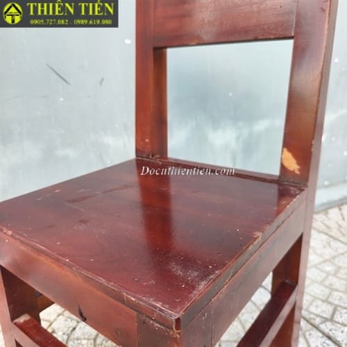 Ghế gỗ có tựa thấp (2)