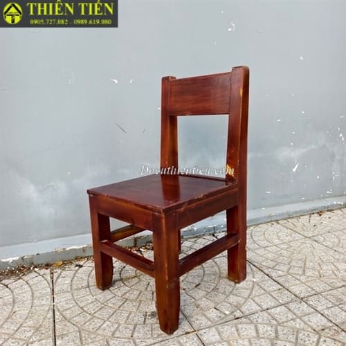 Ghế gỗ có tựa thấp (3)