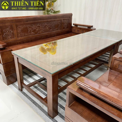 Salon đối tựa liền sồi óc chó (4)
