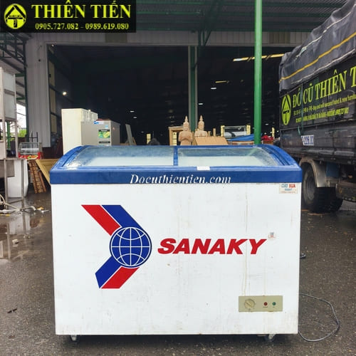 Tủ đông mặt cong Sanaky (1)