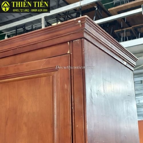Tủ quần áo 3 cánh gỗ cao su (3)