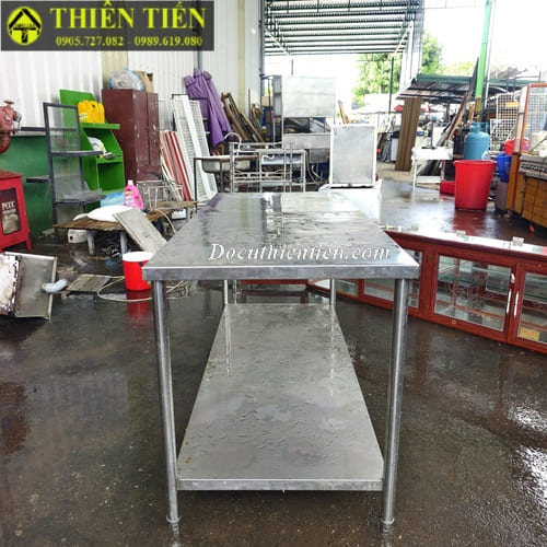Bàn bếp inox 2 tầng 304 (1)