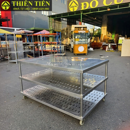 Bàn bếp inox 3 tầng (1)