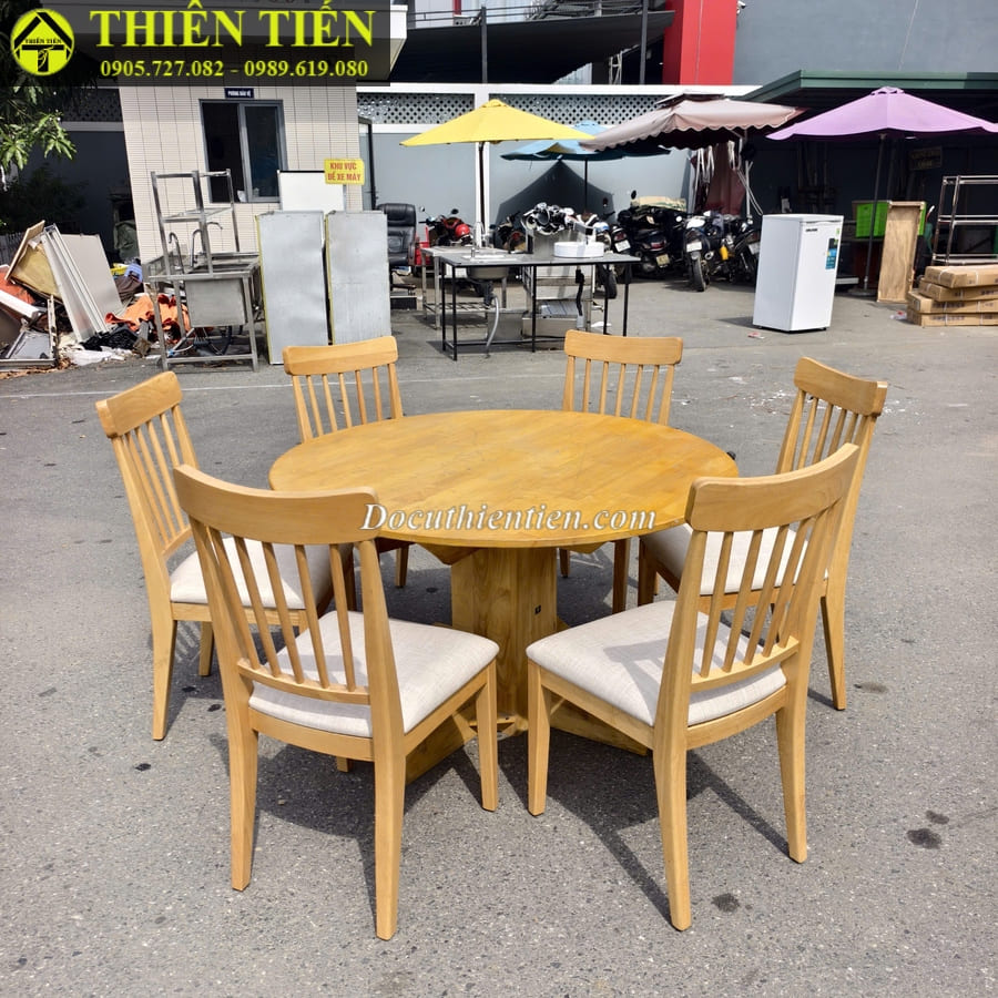 Bàn gỗ tròn (3)