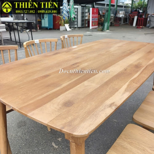 Bộ bàn ăn 6 ghế nan (4)