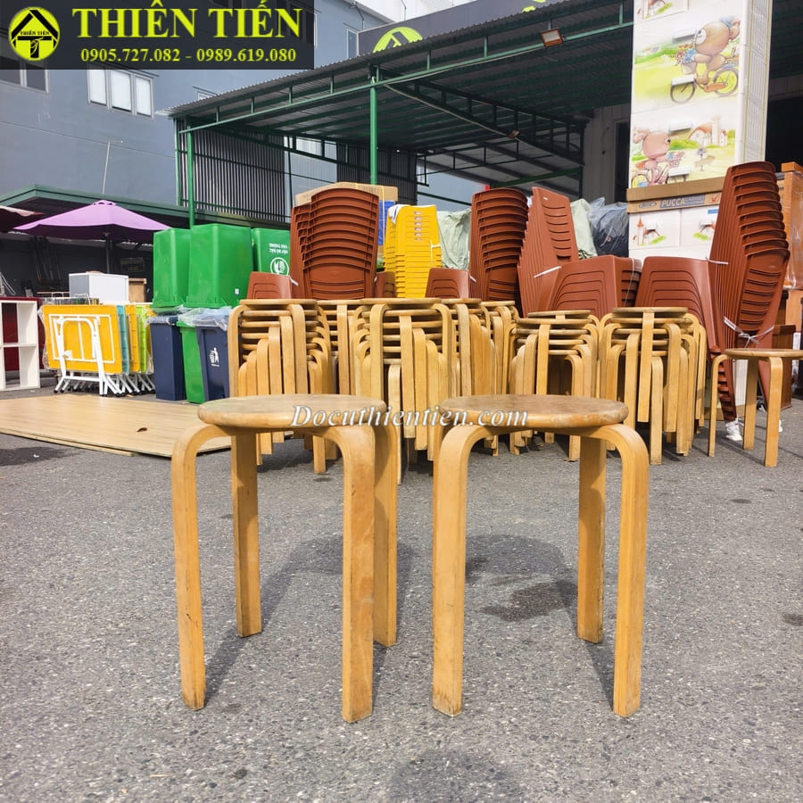 Ghế đôn gỗ (2)