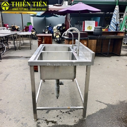 HL051125 Bồn rửa đôi 304 (2)