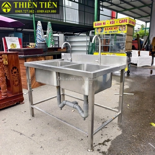 HL051125 Bồn rửa đôi 304 (3)