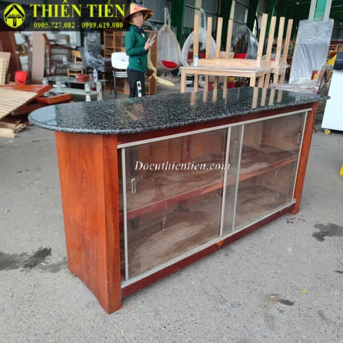 Kệ gỗ mặt đá (1)