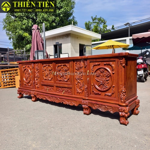 Kệ tivi 2m4 gỗ (3)