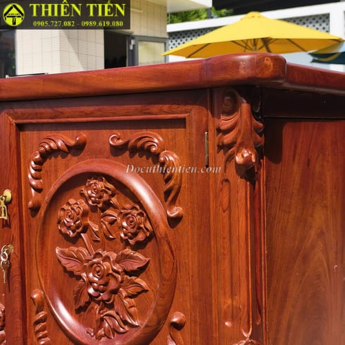 Kệ tivi 2m4 gỗ (4)