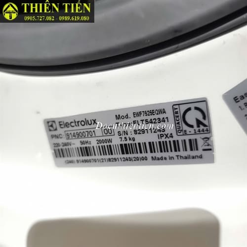 Máy giặt Electrolux 7,5kg (2)