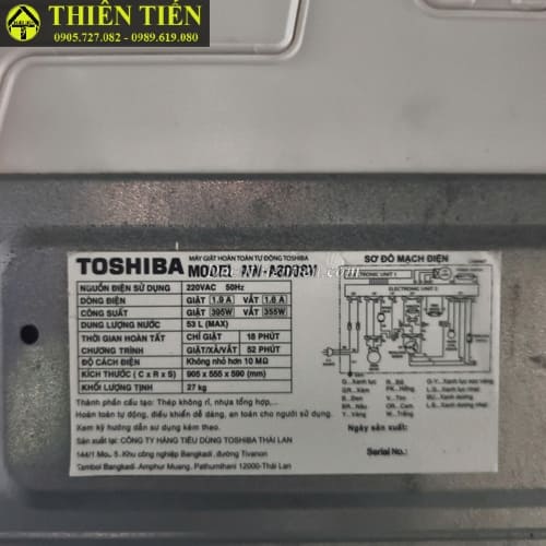 Máy giặt Toshiba AW-8970SV 9kg (6)
