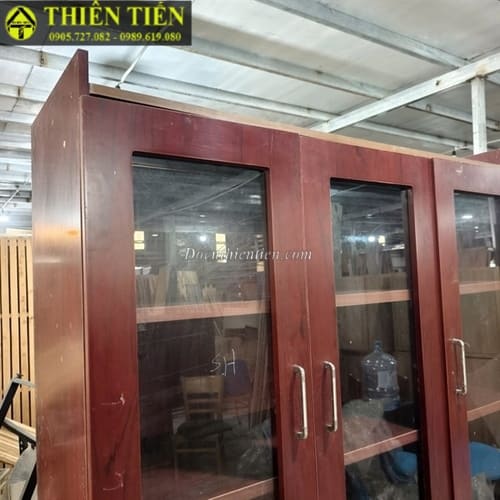 Tủ hồ sơ 3 cánh nâu (2)