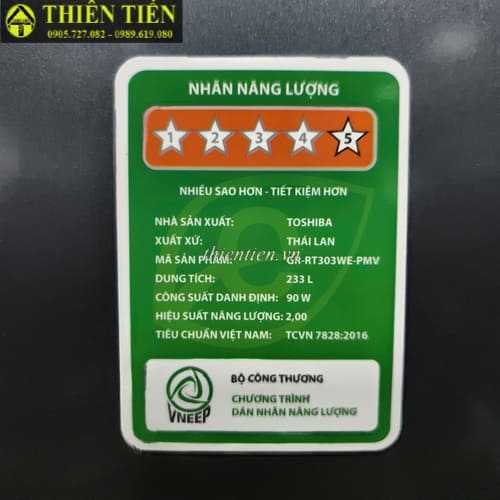 Tủ lạnh Toshiba Inverter 233 lít GR- (1)