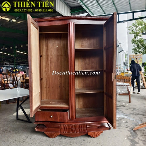 Tủ quần áo 2 cánh xưa (6)