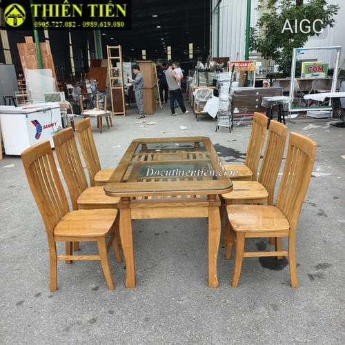 Bộ bàn ăn 6 ghế (1)