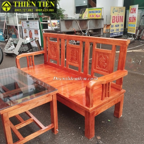 Bộ salon đối Phúc Lộc Thọ gỗ xoan ta (4)