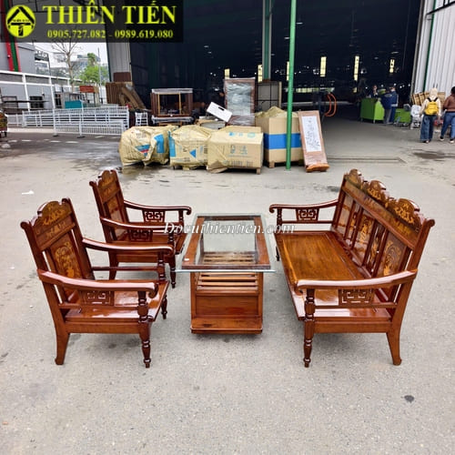Bộ salon gỗ hương (2)