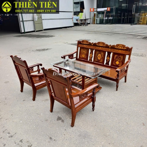 Bộ salon gỗ hương (3)