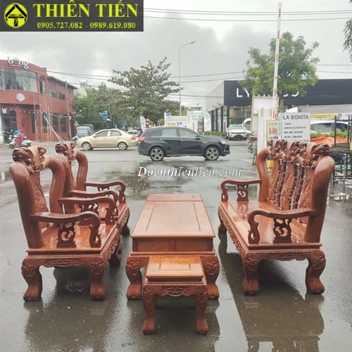 Bộ salon gỗ hương đá (3)