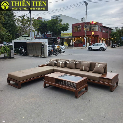 Bộ salon góc L có nệm (1)