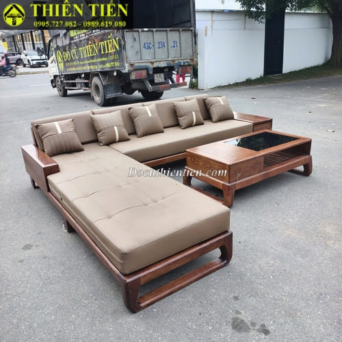 Bộ salon góc L có nệm (3)