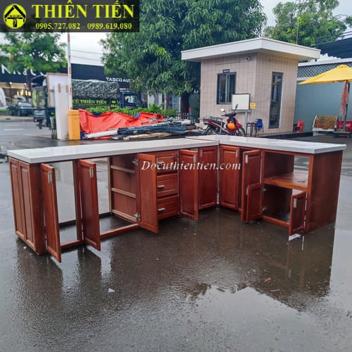 Bộ tủ bếp gỗ (3)