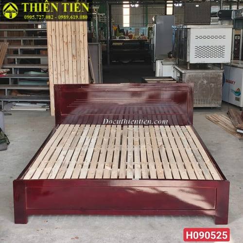 Giường 1m6 gỗ keo (1)