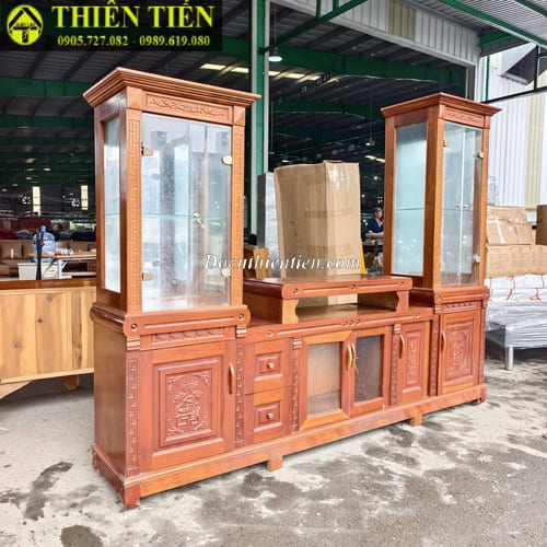 Kệ tivi kèm tủ (2)