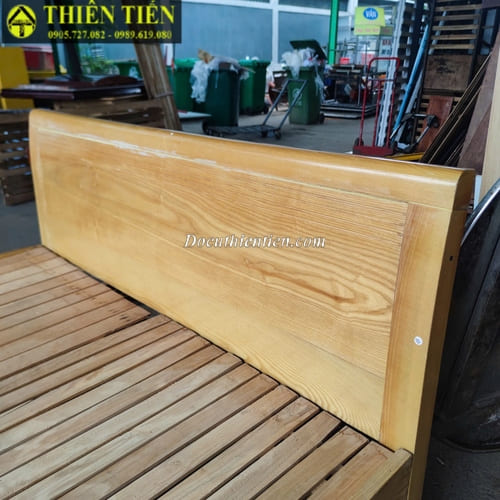 P061225 Giường 1m6 gỗ sồi (3)