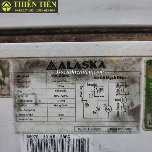 Tủ đông Alaska HB-890C (4)