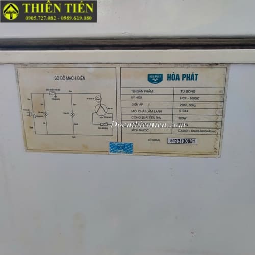 Tủ đông Hòa Phát HCF-100SC 100L (1)