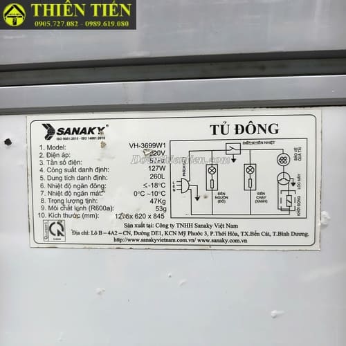 Tủ đông mát Sanaky VH-3699W1 (1)