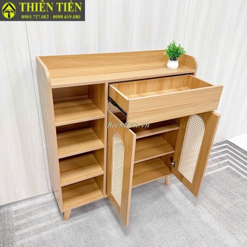 Tủ giày 2 cánh mây + 1 kệ (3)