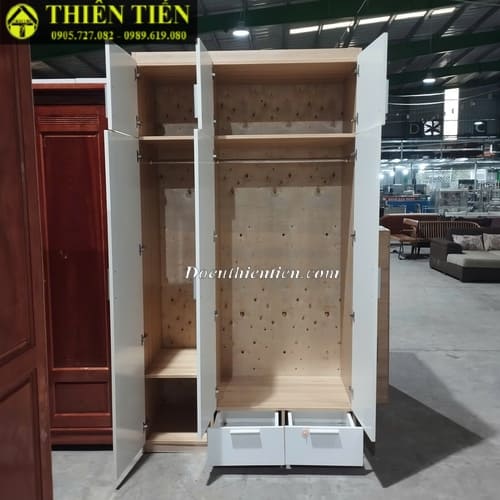Tủ quần áo 3 cánh MDF (4)