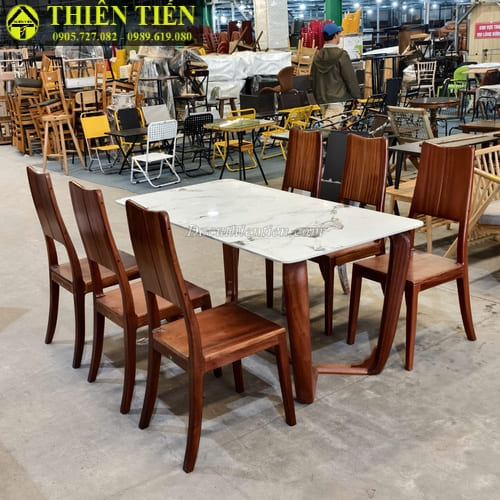 Bộ bàn ăn 6 ghế gỗ xoan đào (3)