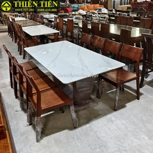 Bộ bàn ăn 8 ghế gỗ xoan đào (4)