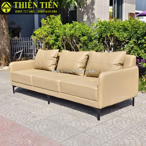 Bộ sofa góc L kem (k bàn) (1)