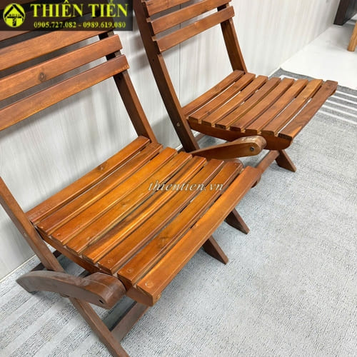 Ghế cf xếp CAO gỗ SỌC NGANG SALE (2)