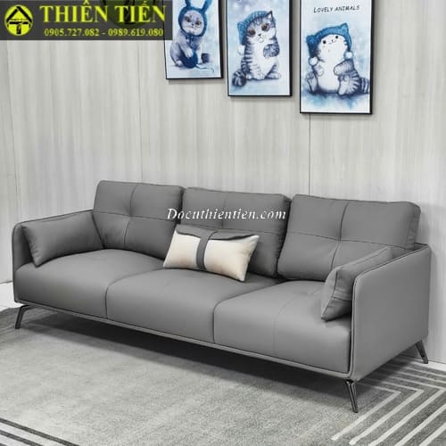 HL-Bộ sofa góc L xám ( k bàn) (2)