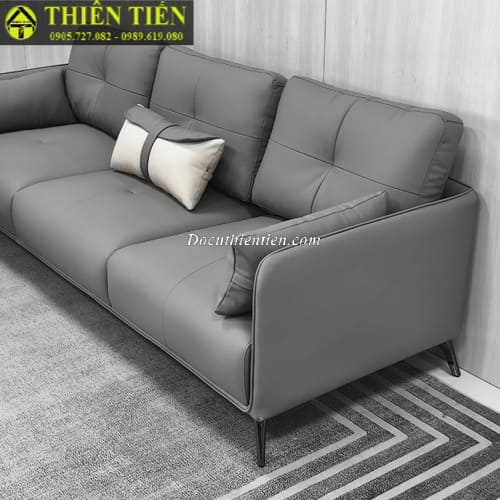 HL-Bộ sofa góc L xám ( k bàn) (5)
