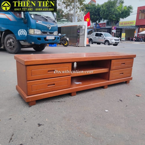 Kệ tivi gỗ xoan đào (2)