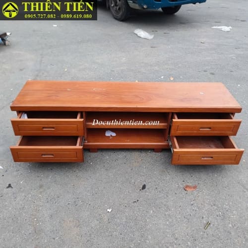 Kệ tivi gỗ xoan đào (3)