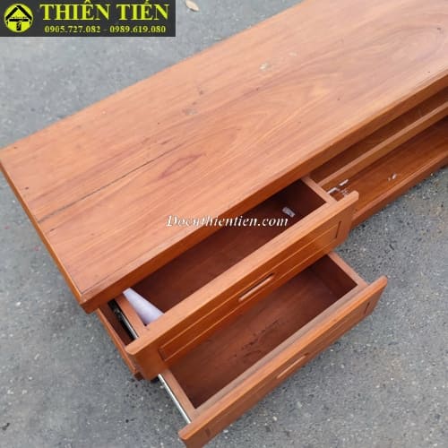 Kệ tivi gỗ xoan đào (4)