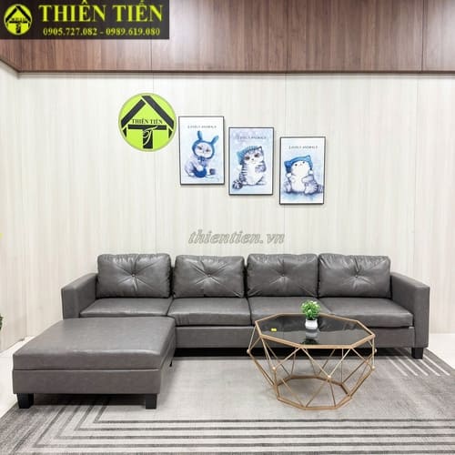 Sofa góc L da XÁM 2m8 jpg (2)
